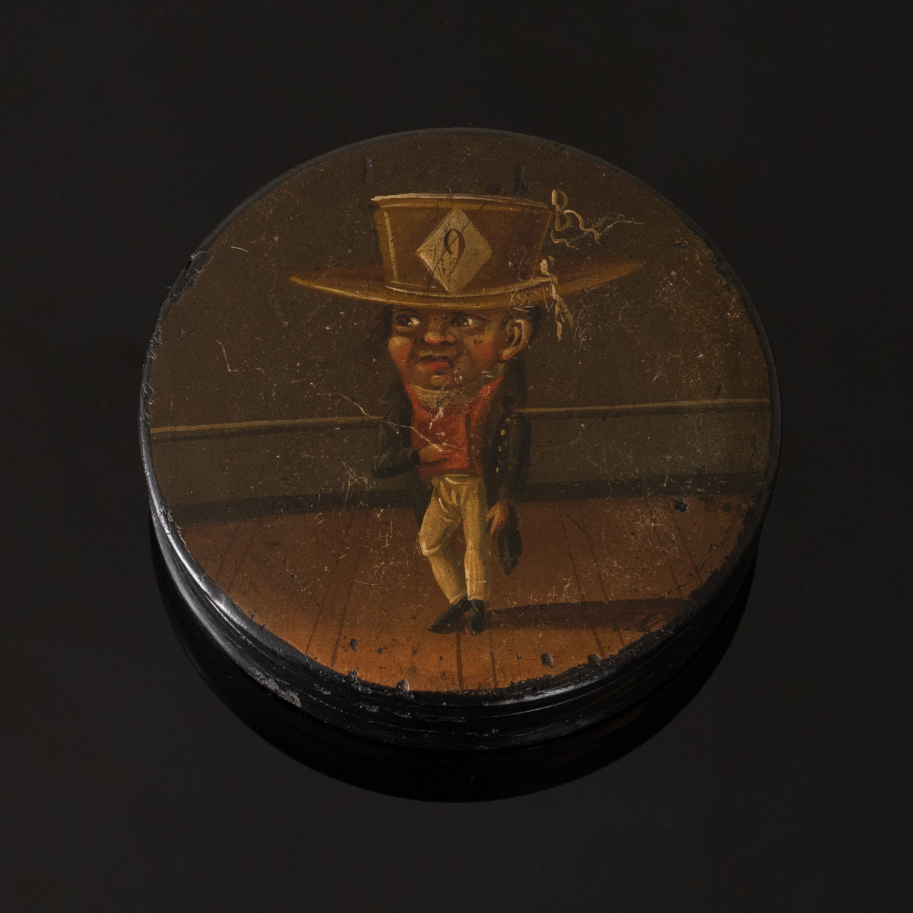Auction -HAND PAINTED SNUFF BOX